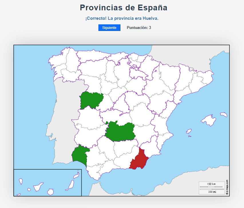 Juego Provincias